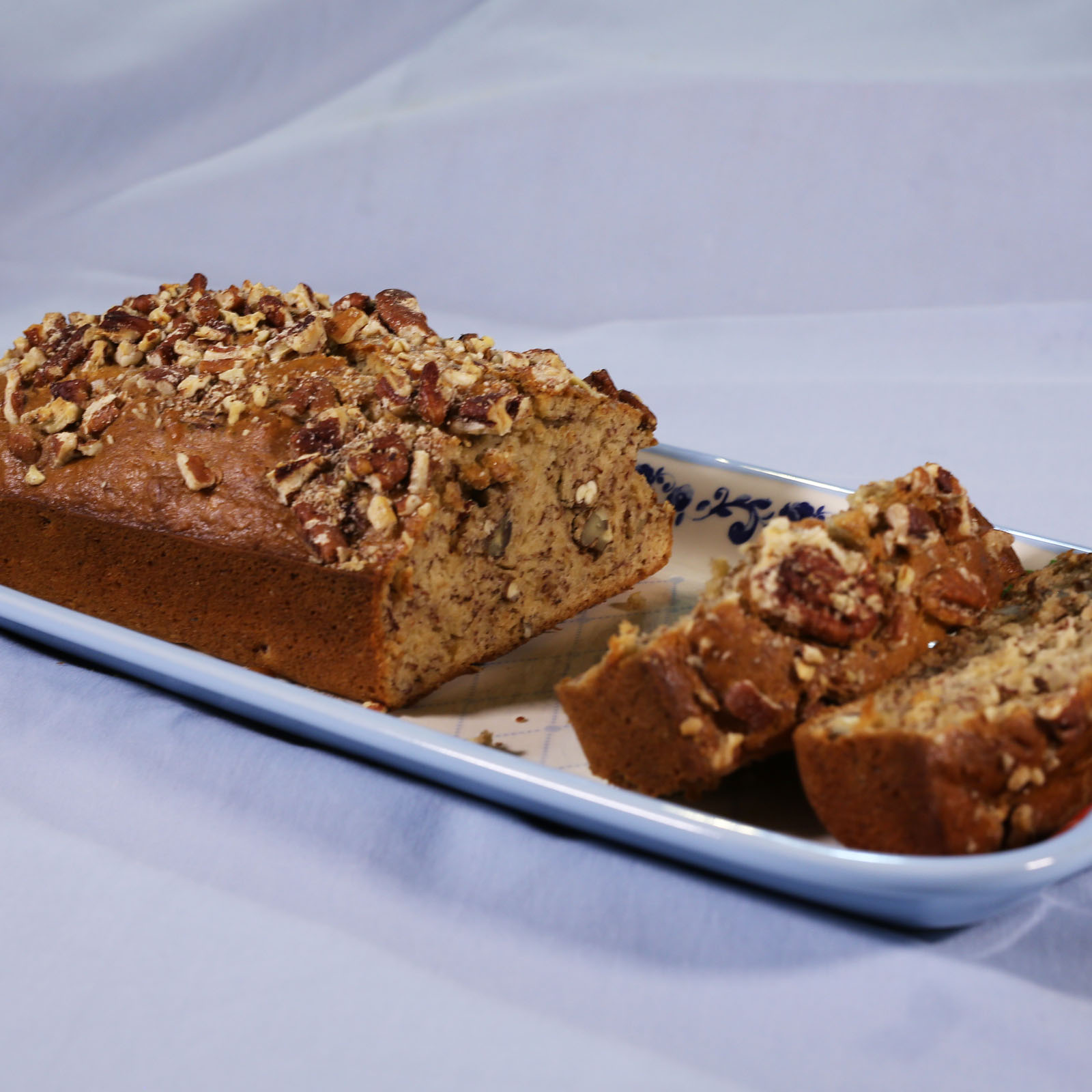 Banana Nut Bread is very tasty and satisfying.