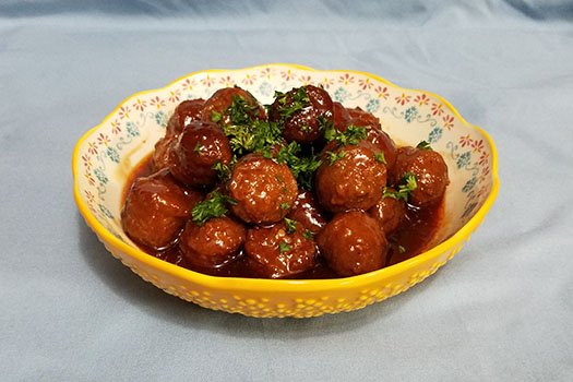 Quick Crockpot Meatballs