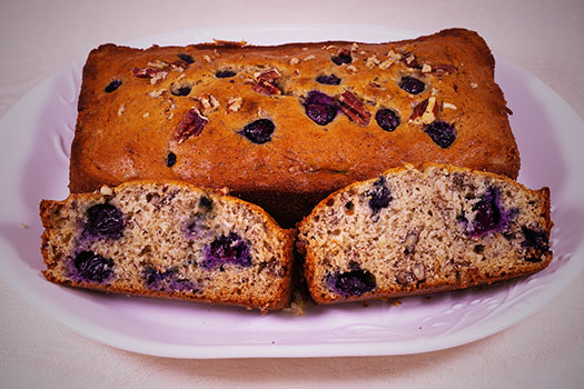 Blueberry Banana Bread