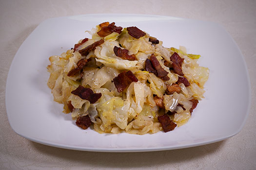 Fried Cabbage with Bacon Recipe