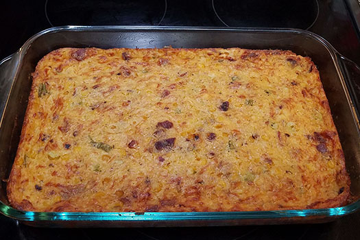 Loaded Corn Casserole